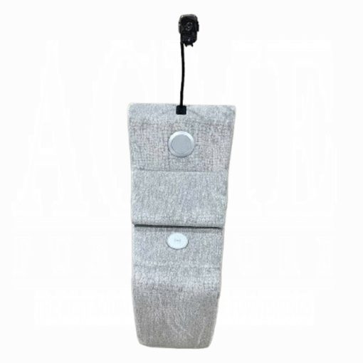 Acme Fullar Light Gary Chenille Modular Console with Wireless Charger - Image 4
