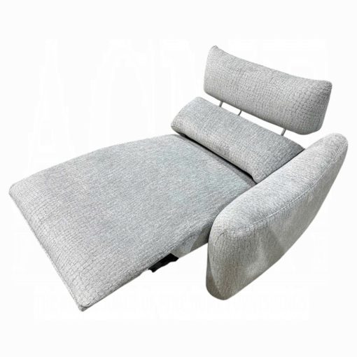 Acme Fullar Light Gary Chenille Modular Power Motion Recliner - Image 2
