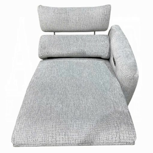Acme Fullar Light Gary Chenille Modular Power Motion Recliner - Image 4