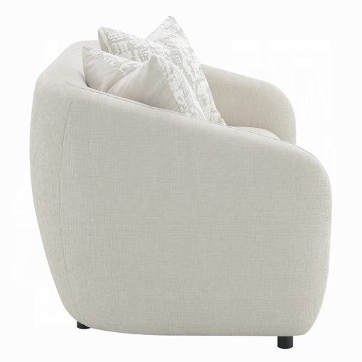 Acme Etienne Loveseat with 2 Pillows - Image 4
