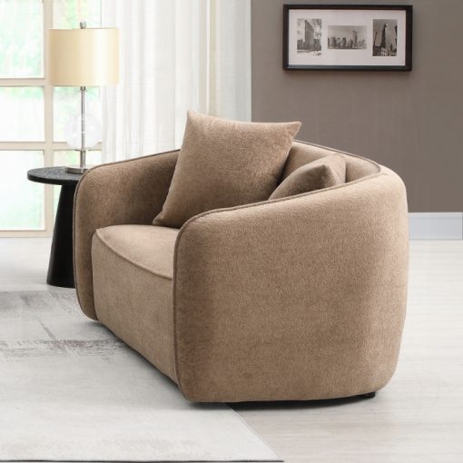 Acme Keith Chenille Loveseat w/2 Pillows