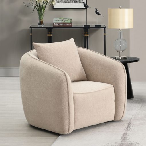 Acme Keith Chenille Chair w/Pillow - Image 10