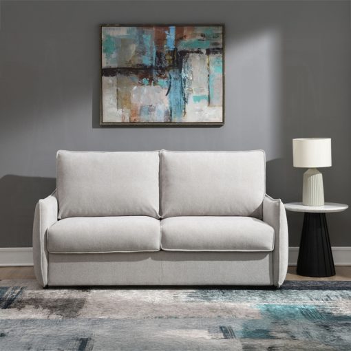 Acme Jinn Beige Chenille Sofa w/Sleeper