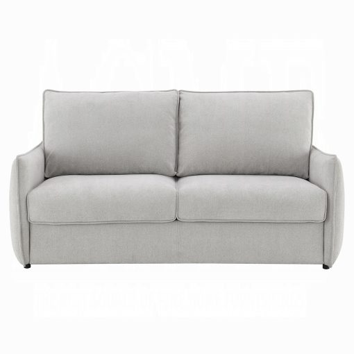 Acme Jinn Beige Chenille Sofa w/Sleeper - Image 3