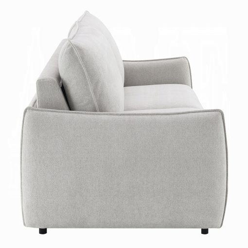 Acme Jinn Beige Chenille Sofa w/Sleeper - Image 4