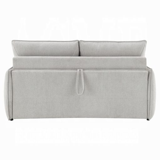 Acme Jinn Beige Chenille Sofa w/Sleeper - Image 5