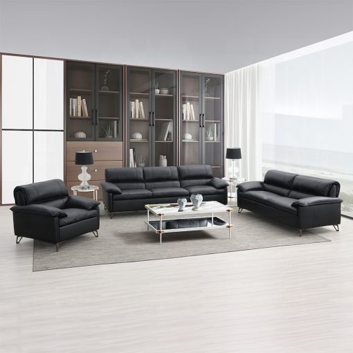 Acme Eilene Black Top Grain Leather Sofa - Image 8