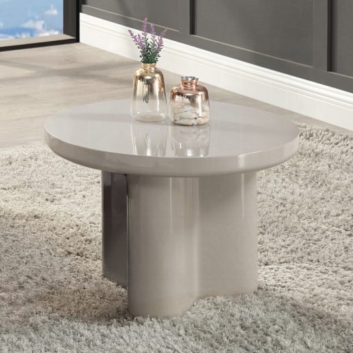 Acme Joane Light Gray High Gloss End Table