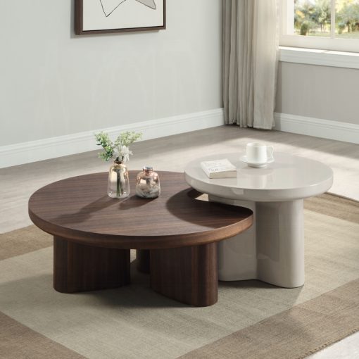 Acme Joane Light Gray High Gloss End Table - Image 5