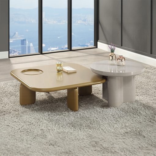 Acme Joane Light Gray High Gloss End Table - Image 7