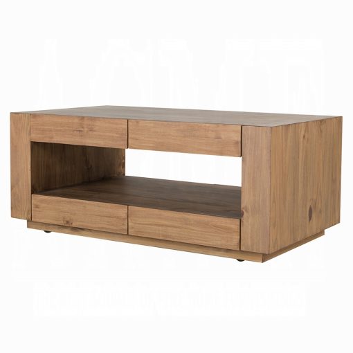 Acme Harlan Oak Coffee Table - Image 3