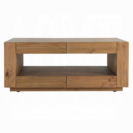 Acme Harlan Oak Coffee Table - Image 4
