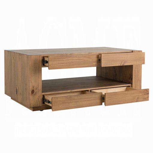 Acme Harlan Oak Coffee Table - Image 8