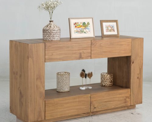Acme Harlan Oak Sofa Table