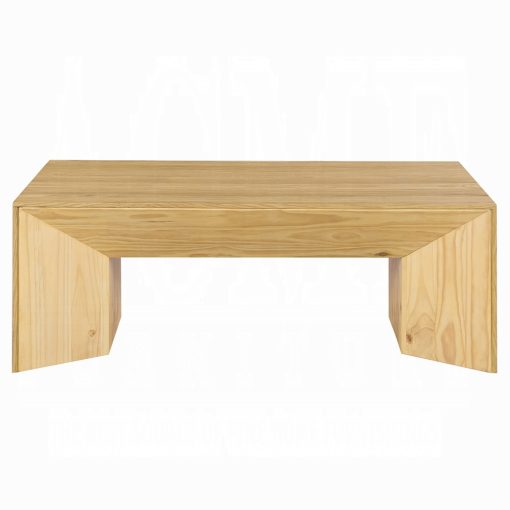 Acme Harold Natural Oak Coffee Table - Image 3