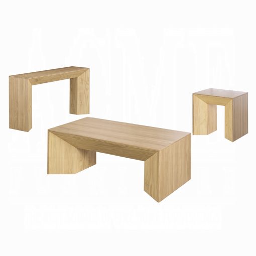 Acme Harold Natural Oak Coffee Table - Image 7