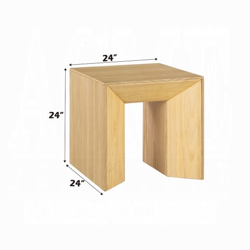 Acme Harold Natural Oak End Table - Image 6