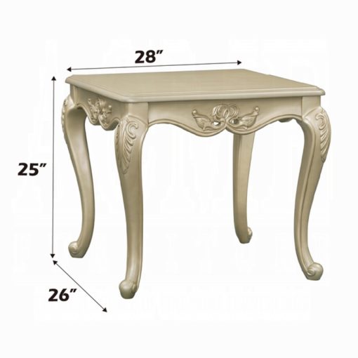 Acme Libertee Champagne End Table - Image 5
