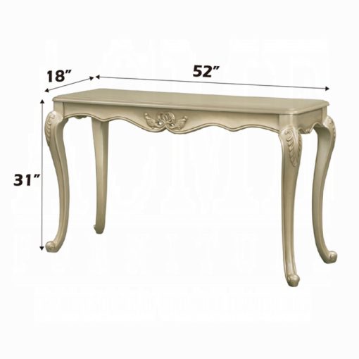 Acme Libertee Champagne Sofa Table - Image 5