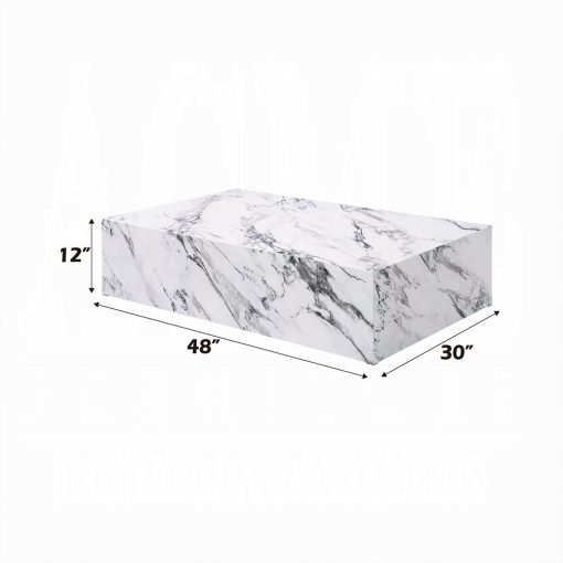 Acme Fritzy Engineered Stone Coffee Table - Image 7