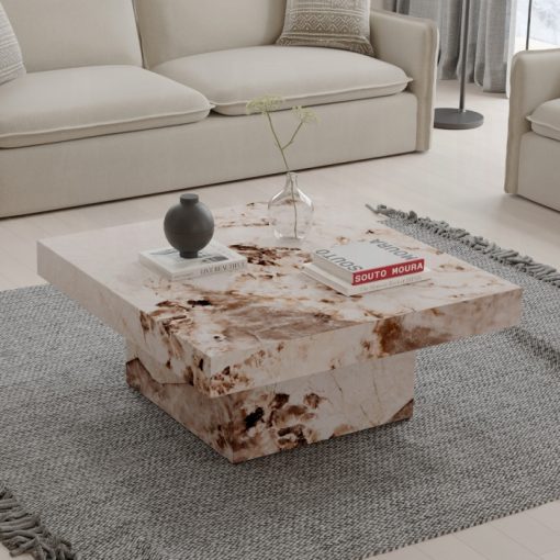 Acme Fultan Engineered Stone Coffee Table