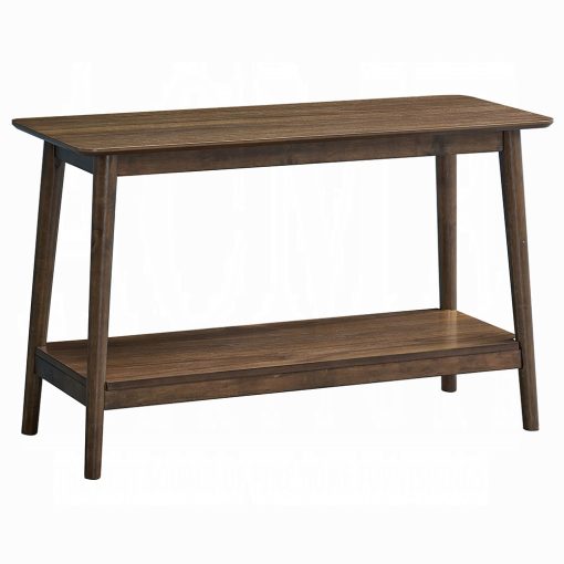 Acme Lamonte Walnut Sofa Table w/Shelf - Image 2