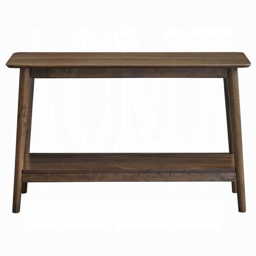 Acme Lamonte Walnut Sofa Table w/Shelf - Image 3