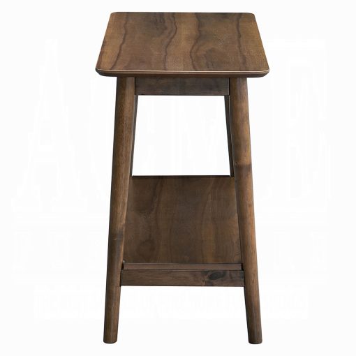 Acme Lamonte Walnut Sofa Table w/Shelf - Image 4