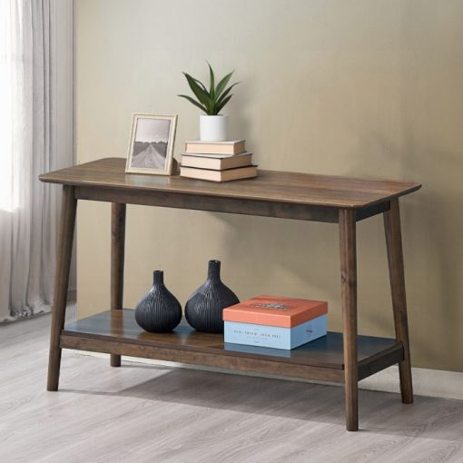 Acme Lamonte Walnut Sofa Table w/Shelf