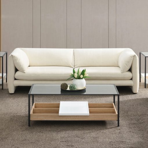Acme Jaeda Beige Linen Sofa