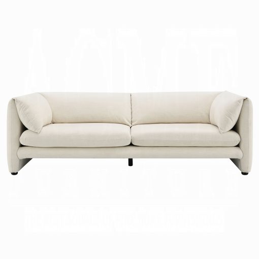 Acme Jaeda Beige Linen Sofa - Image 3