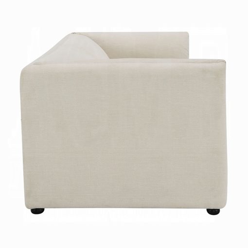 Acme Jaeda Beige Linen Sofa - Image 4