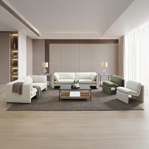 Acme Jaeda Beige Linen Sofa - Image 7