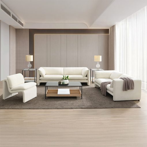 Acme Jaeda Beige Linen Sofa - Image 8