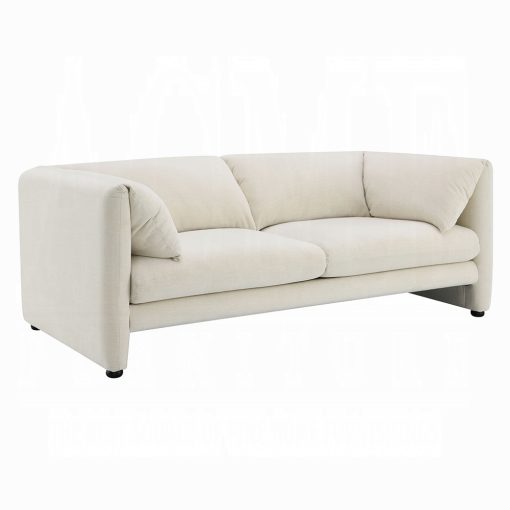 Acme Jaeda Beige Linen Loveseat - Image 2