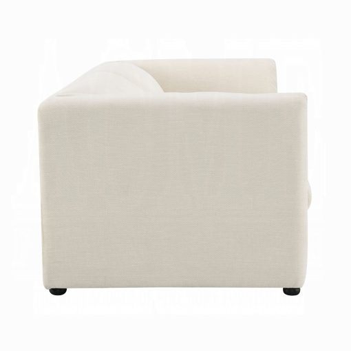 Acme Jaeda Beige Linen Loveseat - Image 4