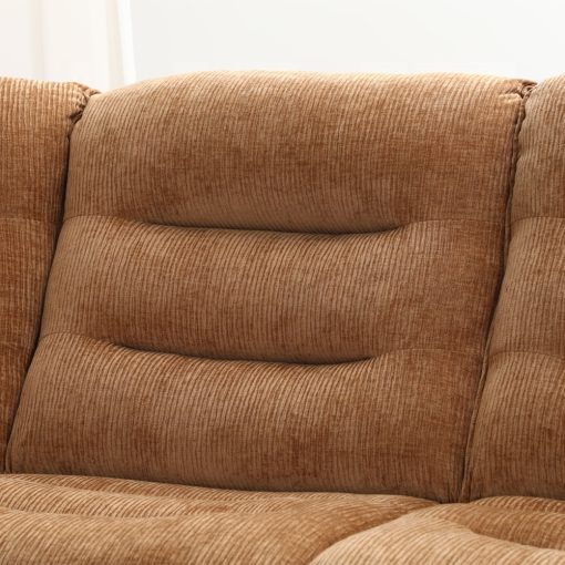 Acme Emmy Orange Chenille Power Motion Sectional Sofa with USB Port - Image 11