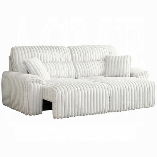 Acme Jaya Mondo Grey Corduroy Power Motion Sofa w/Sleeper & USB Port - Image 8