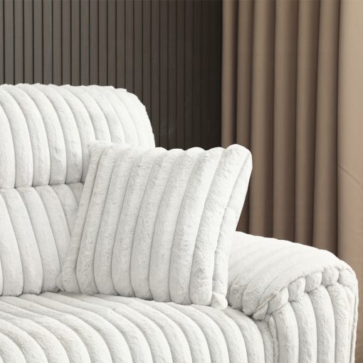 Acme Jaya Mondo Grey Corduroy Power Motion Sofa w/Sleeper & USB Port - Image 9