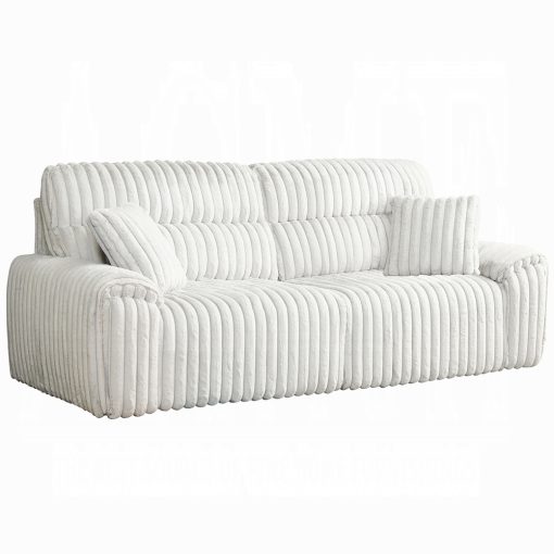 Acme Jaya Mondo Grey Corduroy Power Motion Sofa w/Sleeper & USB Port - Image 6