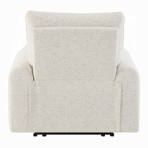 Acme Lalisa Cream Chenille Power Motion Recliner w/USB Port - Image 6