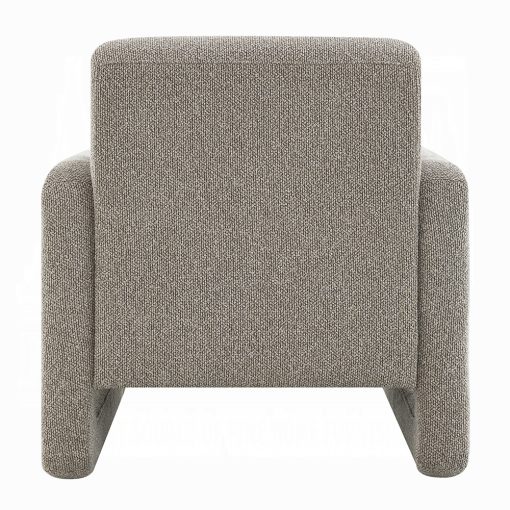 Acme Glenda Gray Chenille Accent Chair - Image 5