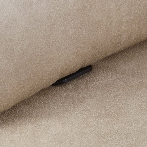 Acme Elison Dark Beige Polish Microfiber Motion Sofa - Image 7