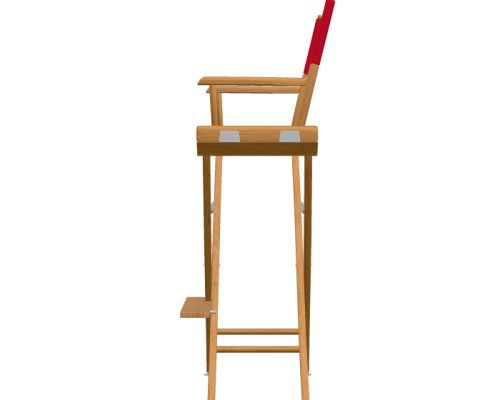 Telescope Casual Furniture World Famous Bar Height Director Chair - Image 4