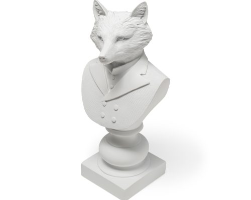 Alternative view of Mercana Murray 6L x 5W White Resin Business Fox