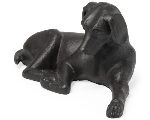 Mercana Czar 11L x 7W Black Metal Labrador Retriever - Image 2