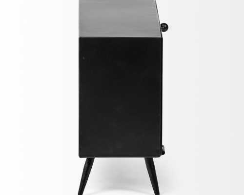 Mercana Lita Black Metal Rectangular Table Clock - Image 7