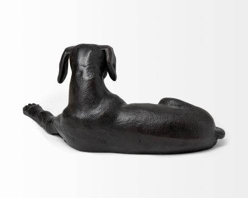 Mercana Czar 11L x 7W Black Metal Labrador Retriever - Image 6