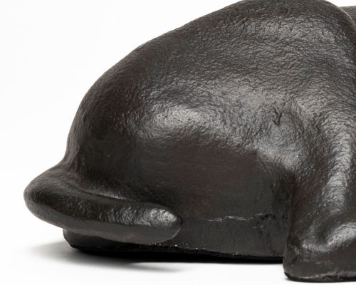 Mercana Czar 11L x 7W Black Metal Labrador Retriever - Image 8
