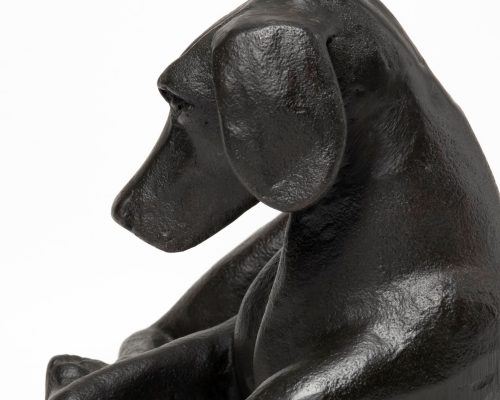 Mercana Czar 11L x 7W Black Metal Labrador Retriever - Image 9